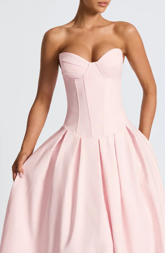 CAMILLE MIDI DRESS – BLUSH