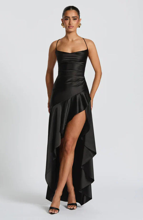 ISLA MAXI DRESS – BLACK