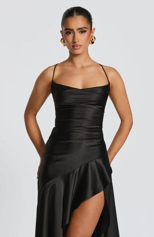 ISLA MAXI DRESS – BLACK