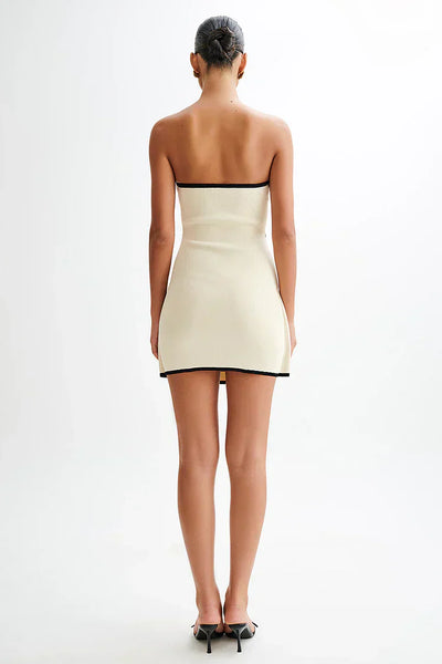 SARA STRAPLESS MINI DRESS