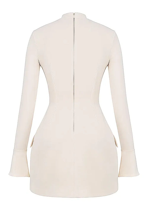 JADE MINI DRESS - CREAM