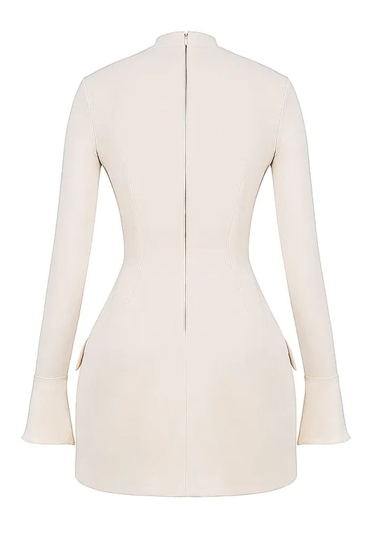 JADE MINI DRESS - CREAM