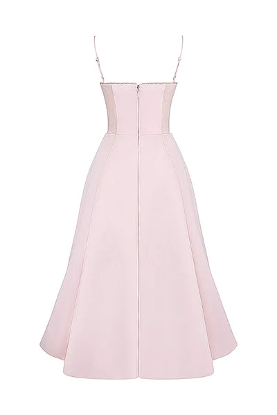 ISOLDE MIDI DRESS - BLUSH